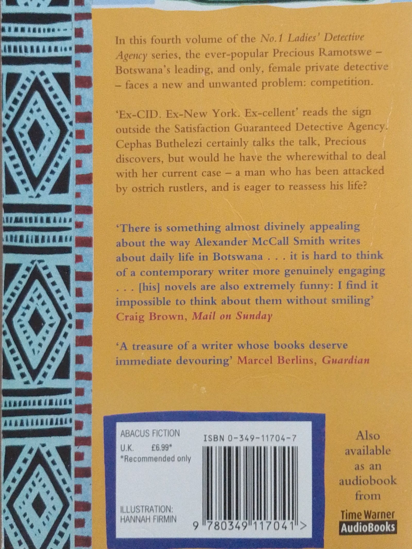 The Kalahari Typing School for Men (No. 1 Ladies Detective Agency 4) - Image 2